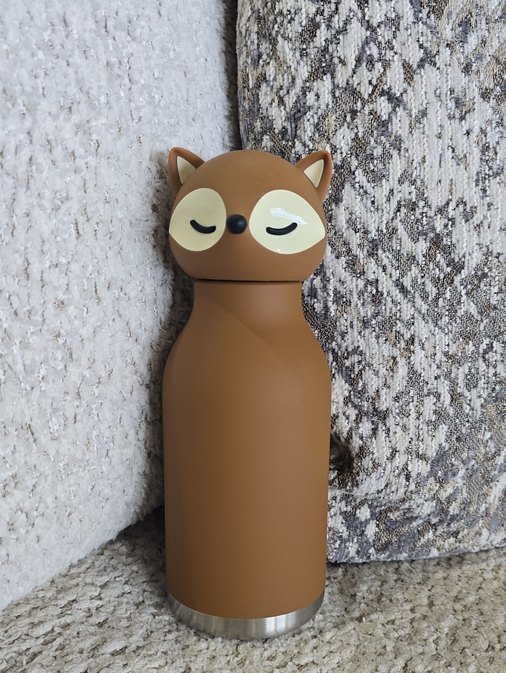 Brown Fox Stainless Steel Insulated Bottle - Brown